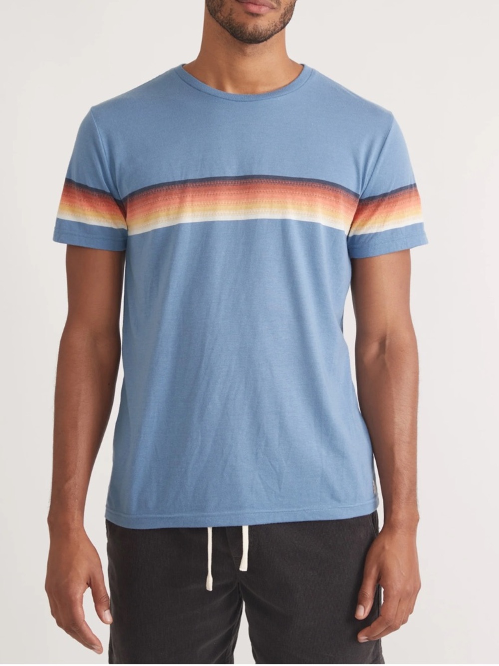 Marine Layer Signature Crew Stripe Tee